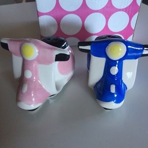 Scooter salt and pepper shakers